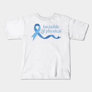 Invisible & Physical (Blue) Kids T-Shirt